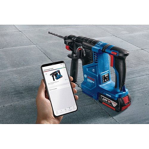Перфоратор акумуляторний Bosch Professional GBH 187-LI SDS-plus 18В 1х5А·год 2.4Дж 3кг