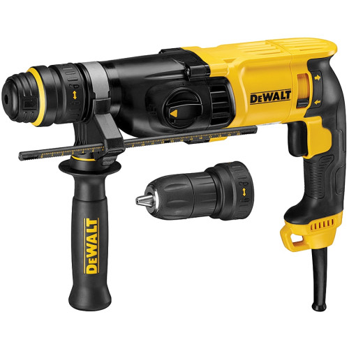 Перфоратор DeWalt SDS-Plus 800Вт 2.8Дж 0-5540уд/хв 0-1500об/хв 3 режими кейс 3кг