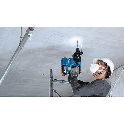 Перфоратор акумуляторний Bosch Professional GBH 187-LI SDS-Plus 18В 2х5А·год 2.4Дж 2.9кг кейс