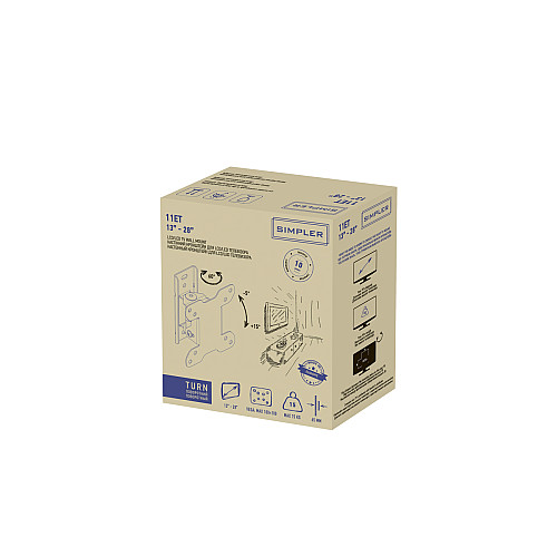 Кріплення ТВ поворотне Simpler 11ET 18-28