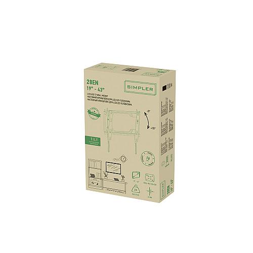 Кріплення ТВ з кутом нахилу Simpler 28EN 19-43
