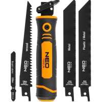 Пила садовая Neo Tools держатель, 15см, 24 TPI, 18 TPI, 6 TPI, двухкомпонентная рукоятка, 0.182кг