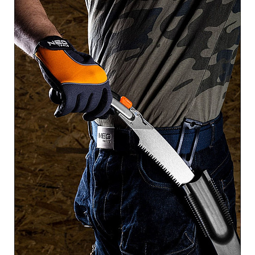 Пила садова Neo Tools, 33см, 3D зуби, 7 TPI, 0.242кг, чохол