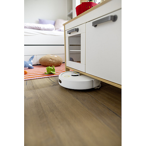 Робот-пилосос karcher RVC 3 Comfort, h=0.97см, вологе прибирання, конт пил -0.24л, вода -0.28л, автон. робота до 130хв, Bluetooth зарядна станція , білий