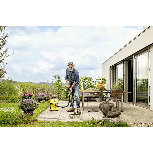 Пылесос профессиональный аккумуляторный Karcher WD 2-18 18В контейнер 12л без АКБ и ЗП