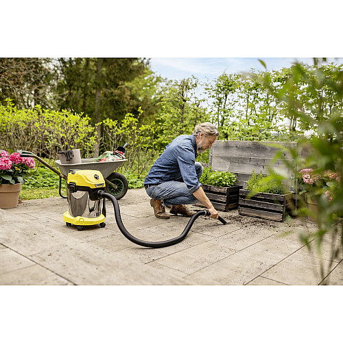 Пилосос професійний акумуляторний  Karcher WD 3-18 S V-17/20 18В 110мБар контейнер 17л без АКБ та ЗП