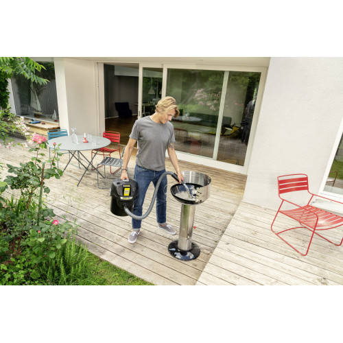 Пилосос для збору золи акумуляторний Karcher AD 2 Battery 18В контейнер 14л 3.9кг без АКБ та ЗП