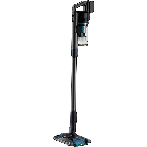 Пылесос Philips беспроводной Aqua Plus, влажная уборка, конт пыль -0.6л, автон. работа до 30мин, вес-1.7кг, НЕРА, турборежим, синий