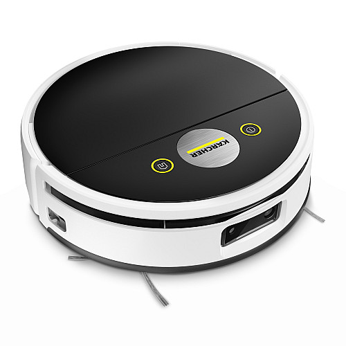 Робот-пилосос karcher RVF 7, h=10.5см, вологе прибирання, конт пил -250л, вода -0.30л, Bluetooth, білий