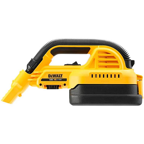 Аккумуляторный пылесос DeWalt 18В XR Li-lon контейнер 1.л 954л/мин 1.8кг без АКБ и ЗП