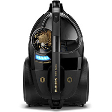 Пилосос Philips контейнерний 9000 series, 900Вт, конт пил -2,2л, НЕРА13, турбощітка, керув. потужності на ручці, чорний