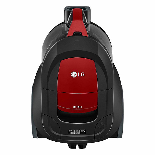 Пылесос LG контейнерный, 650Вт, конт пыль -1.1л, турбо-щетка Pet Brush, красный
