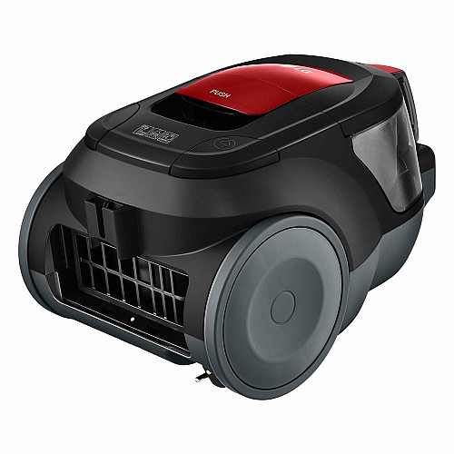 Пылесос LG контейнерный, 650Вт, конт пыль -1.1л, турбо-щетка Pet Brush, красный