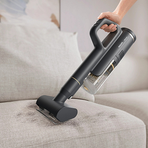 Пилосос Philips безпровідний Series 7000 AquaTrio, вологе прибирання, конт пил -0.42л, автон. робота до 45хв, PowerCyclone Aqua, чорний