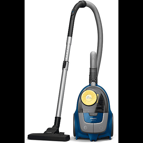 Пылесос Philips контейнерный 2000 series, 850Вт, конт пыль -1,3л, микрофибра, сине-желтый