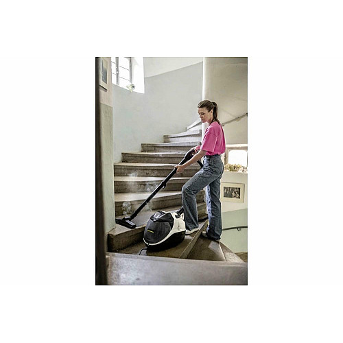 Паропилосос Karcher SV 7, 2200Вт, вологе прибирання, вода -0.45л, HEPA, обробка парою, біло-чорний