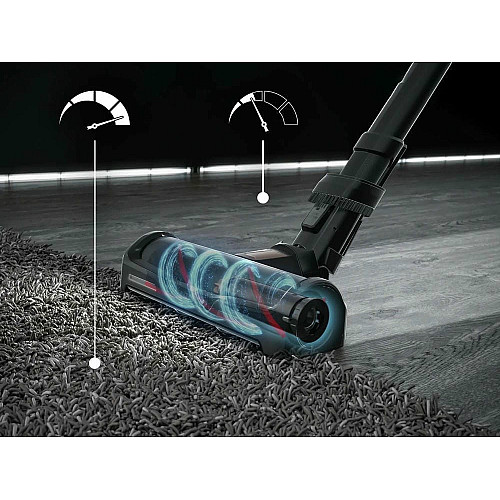 Пылесос Rowenta беспроводной X-Force Flex 15.60, 230Вт, влажная уборка, конт пыль -0.9л, автон. работа до 80мин, НЕРА, подсветка, гибкая насадка, черный