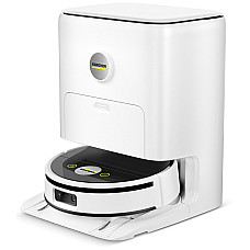 Робот-пилосос karcher RVF 7 Comfort, вологе прибирання, конт пил -0.25л, вода -0.30л, Bluetooth зарядна станція, білий