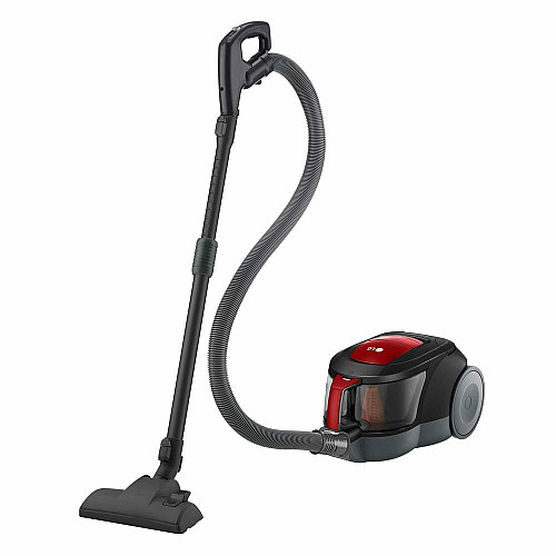 Пылесос LG контейнерный, 650Вт, конт пыль -1.1л, турбо-щетка Pet Brush, красный
