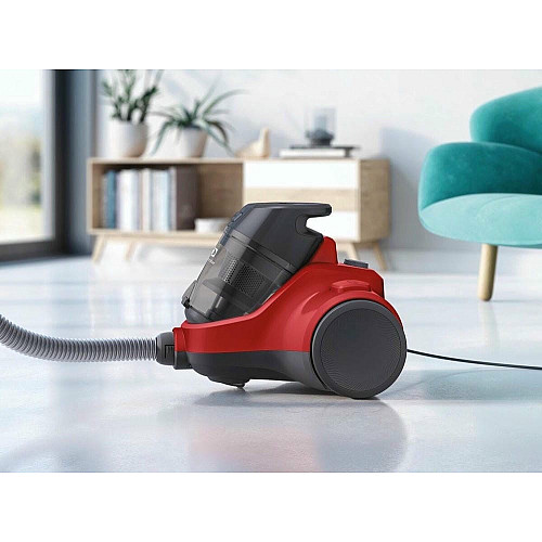 Пылесос Electrolux контейнерный, 750Вт, пыль -1.8л, HEPA12, 5 насадок, красный