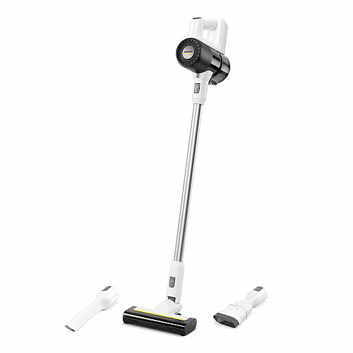 Пылесос Karcher беспроводной KVA 2, конт пыль -0.6л, автон. работа до 40мин, вес-2.06кг, белый