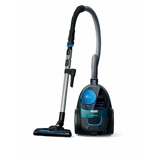 Пылесос Philips контейнерный 3000 series , 900Вт, конт пыль -1,5л, НЕРА, турбощетка, черно-зеленый
