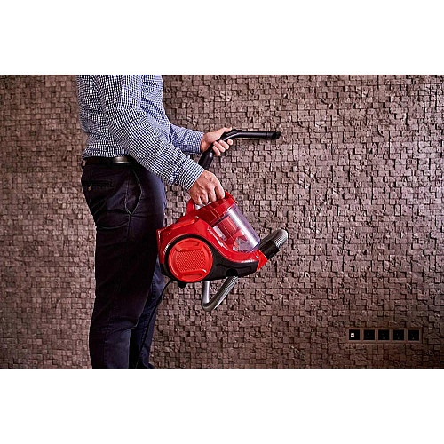 Пылесос Rowenta контейнерный Swift Power Cyclonic, 750Вт, пыль -1.2л, НЕРА, красный