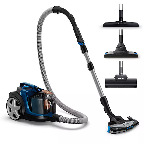 Пылесос Philips контейнерный 7000 series, 900Вт, конт пыль -2л, НЕРА, турбощетка, синий