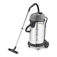 Пылесос профессиональный Karcher NT 90/2 Me Classic Edition двухмоторный 2300Вт 225мБар контейнер 90л 19кг