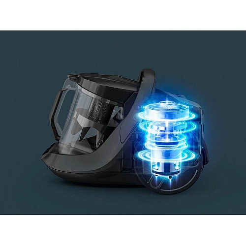 Пылесос Rowenta контейнерный Green Force Cyclnic Effitech+, 500Вт, конт пыль -2.5л, НЕРА, черный