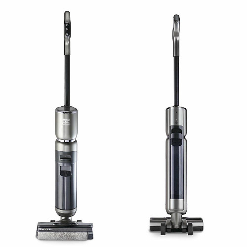 Пылесос Thomas беспроводной AQUA FLOORCLEANER CORDLESS, 150Вт, конт пыль -0,75л, автон. работа до 35мин, вес-4кг, НЕРА, голубой