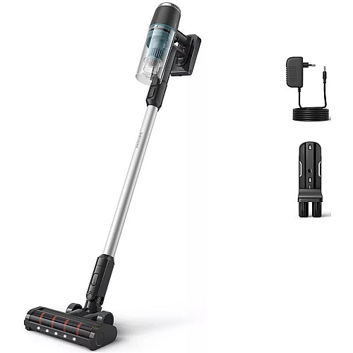 Пилосос Philips безпровідний 3000 Series, конт пил -0.27л, автон. робота до 60хв, вага-1.5кг, турборежим, сірий