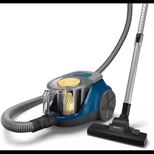 Пылесос Philips контейнерный 2000 series, 850Вт, конт пыль -1,3л, микрофибра, сине-желтый