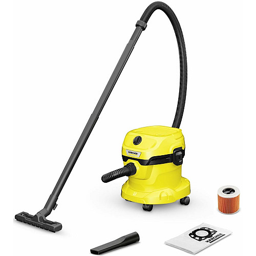 Пылесос профессиональный Karcher WD 2 Plus V-12/4/18/C 1000Вт контейнер 12л 4.25кг