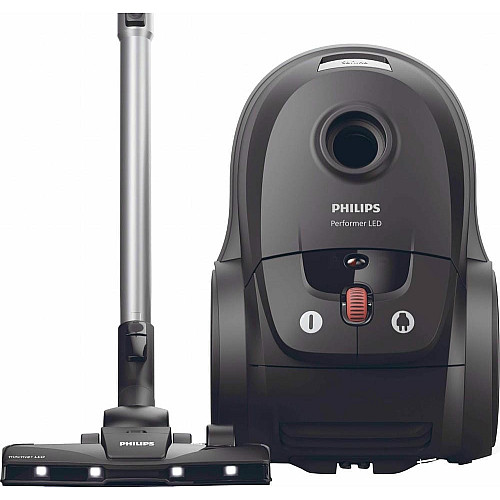 Пылесос Philips мешковый Series 8000, 900Вт, конт пыль -4л, НЕРА 13, черный