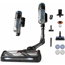 Пилосос Rowenta безпровідний X-Force Flex 14.80 Animal Aqua, 240Вт, вологе прибирання, конт пил -0.65л, автон. робота до 90хв, HEF system 99,9%, чорно-синій
