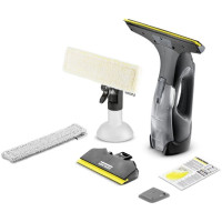 Пылесос Karcher оконный WV 5 Plus, вода –0.1л, автон. работа до 35мин, вес-0.7кг, черный