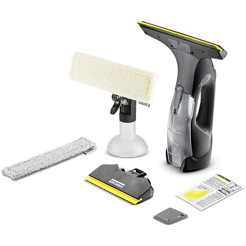 Пылесос Karcher оконный WV 5 Plus, вода –0.1л, автон. работа до 35мин, вес-0.7кг, черный