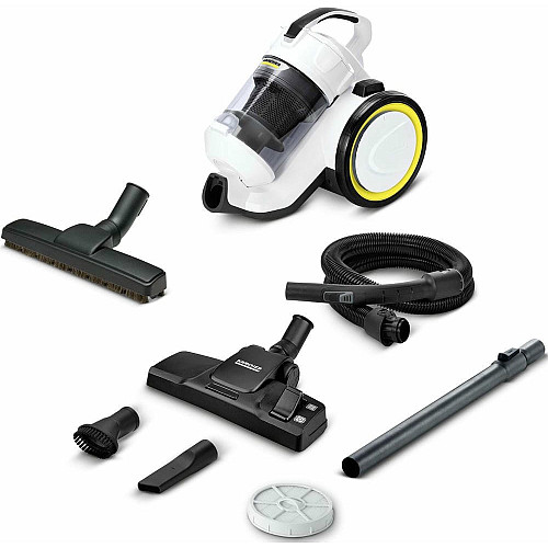 Пылесос Karcher контейнерный VC 3 Plus Premium, 1600Вт, пыль -0.9л, вес-4.4кг, HEPA 13, белый