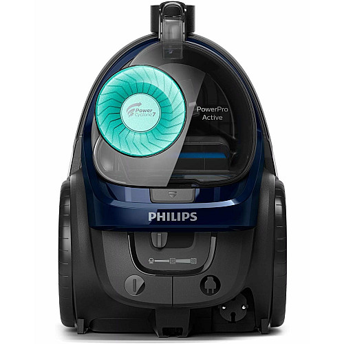 Пылесос Philips контейнерный 5000 series, 900Вт, конт пыль -1,5л, НЕРА, турбощетка, синий