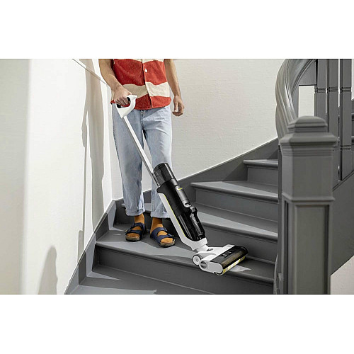 Пилосос Karcher безпровідний FCV 3, 160Вт, конт пил -0.45л, вода -0.8л, автон. робота до 30хв, вага-3.7кг, 3в1, білий