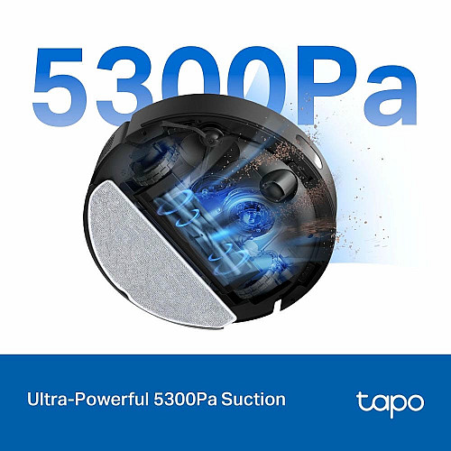 Робот-пылесос TP-LINK TAPO RV 30 MAX LIDAR с поддержкой влажной уборки