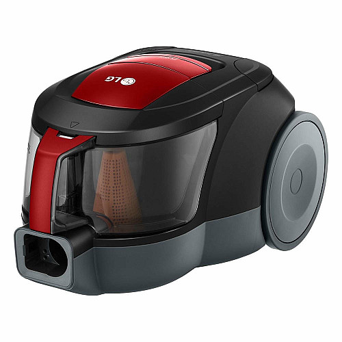 Пылесос LG контейнерный, 650Вт, конт пыль -1.1л, турбо-щетка Pet Brush, красный
