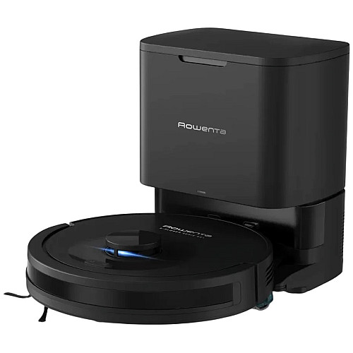 Робот-пилосос Rowenta миючий X-Plorer Serie 85+, 6000ПаВт, h=9.7см, 0.26л, конт пил -0.29л, автон. робота до 270хв, самоочистка, чорний