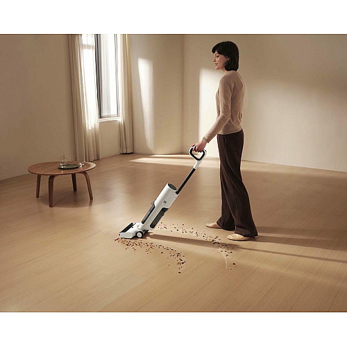 Пилосос Xiaomi безпровідний W20 Wet Dry Vacuum, 200Вт, вологе прибирання, конт пил -0.55л, вода -0.78л, автон. робота до 28хв, НЕРА, білий