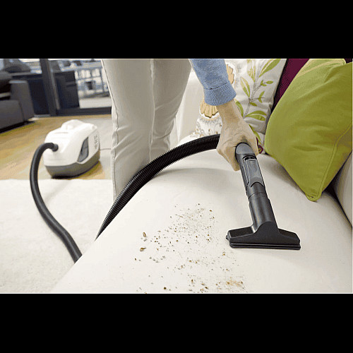 Пылесос Karcher моющий DS 6 Plus, 650Вт, пыль -0.6л, вода -2 л, НЕРА, белый