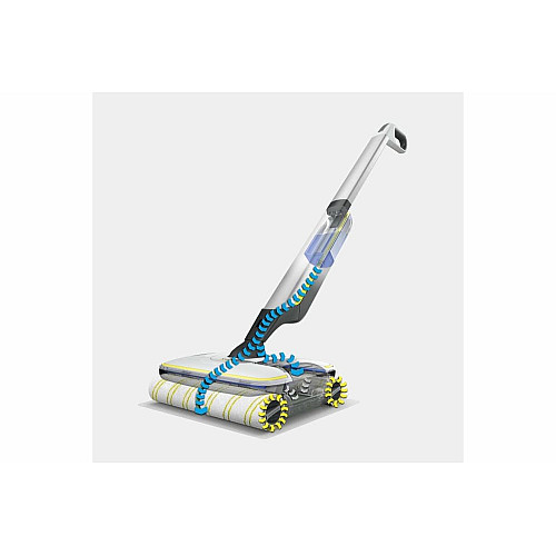 Підлогомийна машина Karcher FC 7 Cordless, вода -0.4л, автон. робота до 45хв, вага-4.3кг, срібний