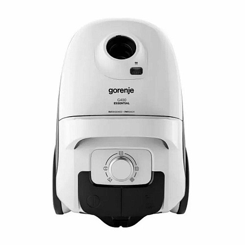 Пилосос Gorenje мішковий, 750Вт, конт пил -3л, HEPA, телескоп трубка, білий