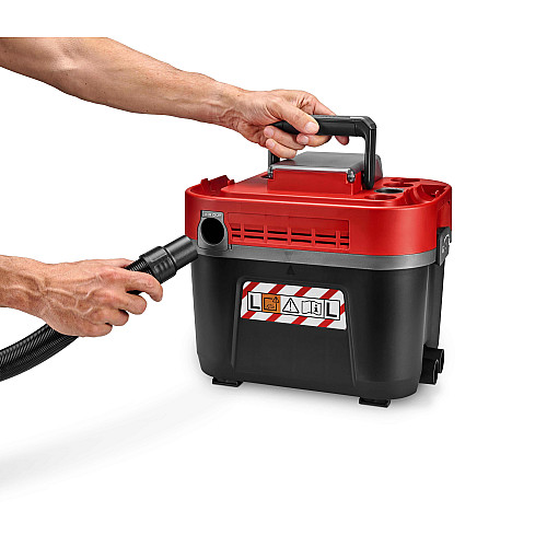 Пилосос професійний акумуляторний Einhell Professional TP-VC 18/10 Li BL 18В 130мбар контейнер 10л вологе/сухе прибирання Dust Class L 3.05кг без АКБ та ЗП