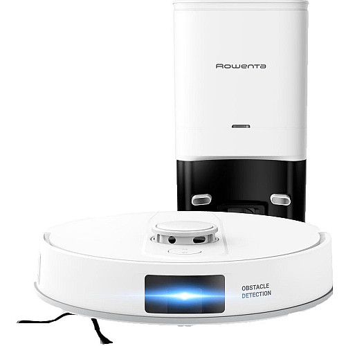 Робот-пылесос Rowenta моющий X-Plorer Serie 140+ Total Care, 5000ПаВт, h=9.5см, 0.29л, конт пыль -0.28л, вода - влажная уборка, автон. работа до 120мин, самоочистка, белый